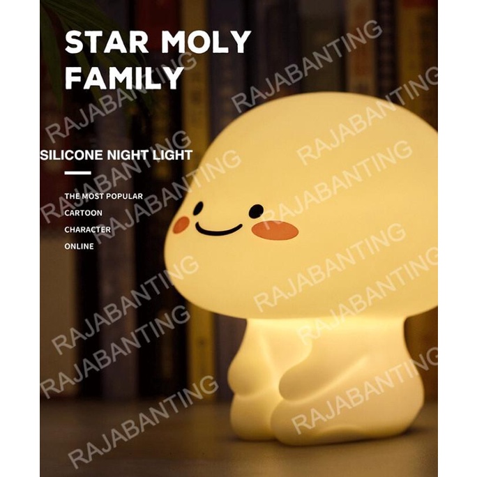 Lampu PENTOL | Quby Lamp | Silicone Lamp | Lampu Tidur ready