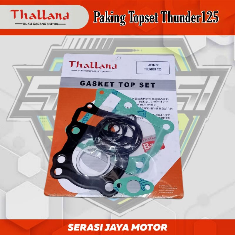 GASKET PAKING TOPSET TOP SET PLUS SEAL KLEP THUNDER 125