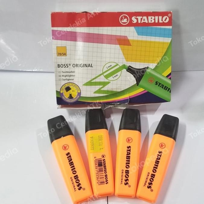 

:>:>:>:>] Highlighter / Textliner / Stabilo Boss Orange / Jingga
