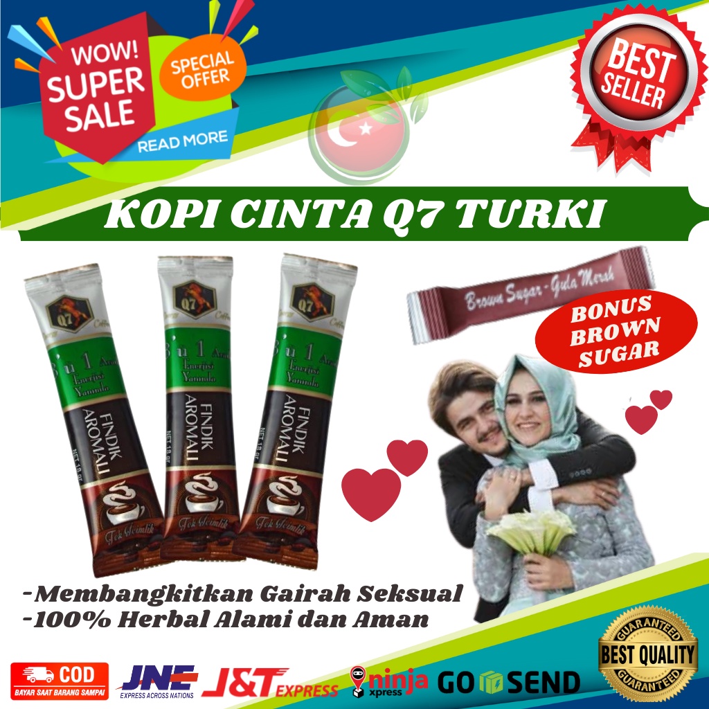 KOPI CINTA Q7 EXP 2024/2025 VIAGRA ORIGINAL SUPLEMEN PASUTRI 100% PRODUK TURKI ASLI DAN ALAMI