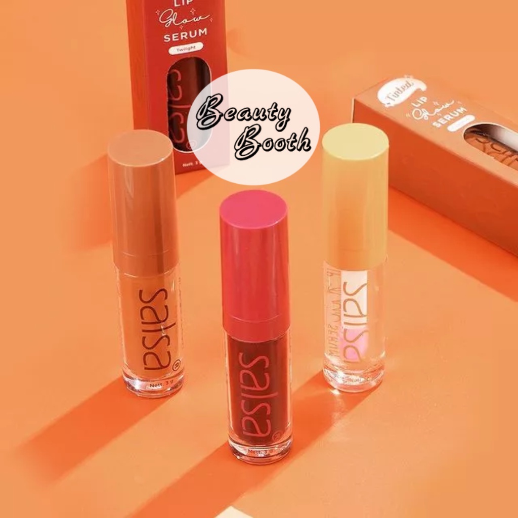 SALSA Lip Glow Serum Coral Nude | Twilight | Serum Pelembab Bibir