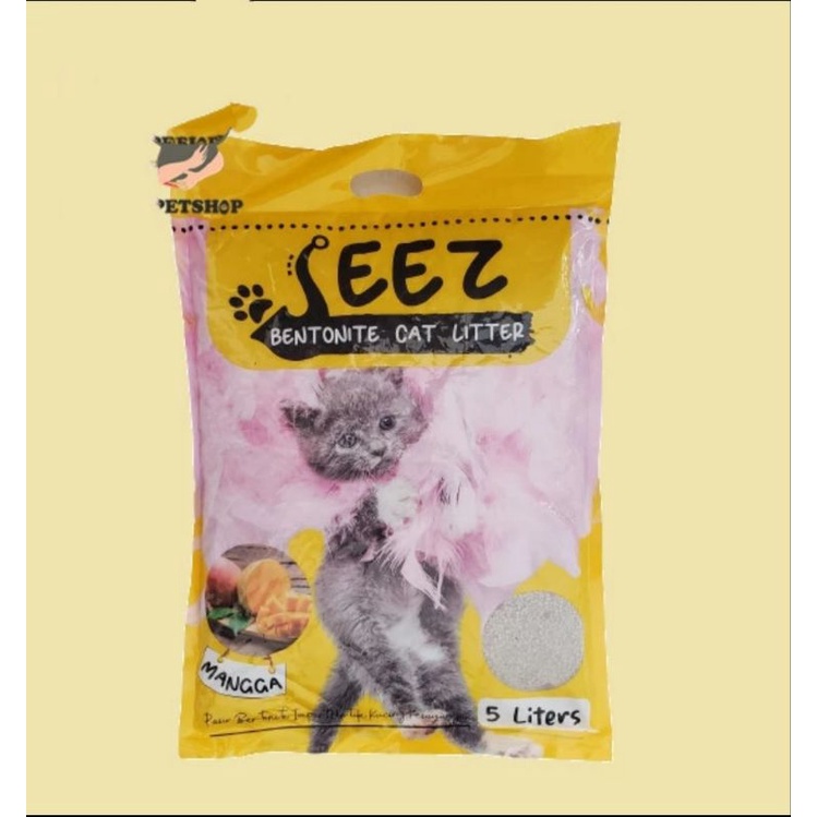 Pasir Kucing Gumpal Wangi Import Merk Jeez 5L