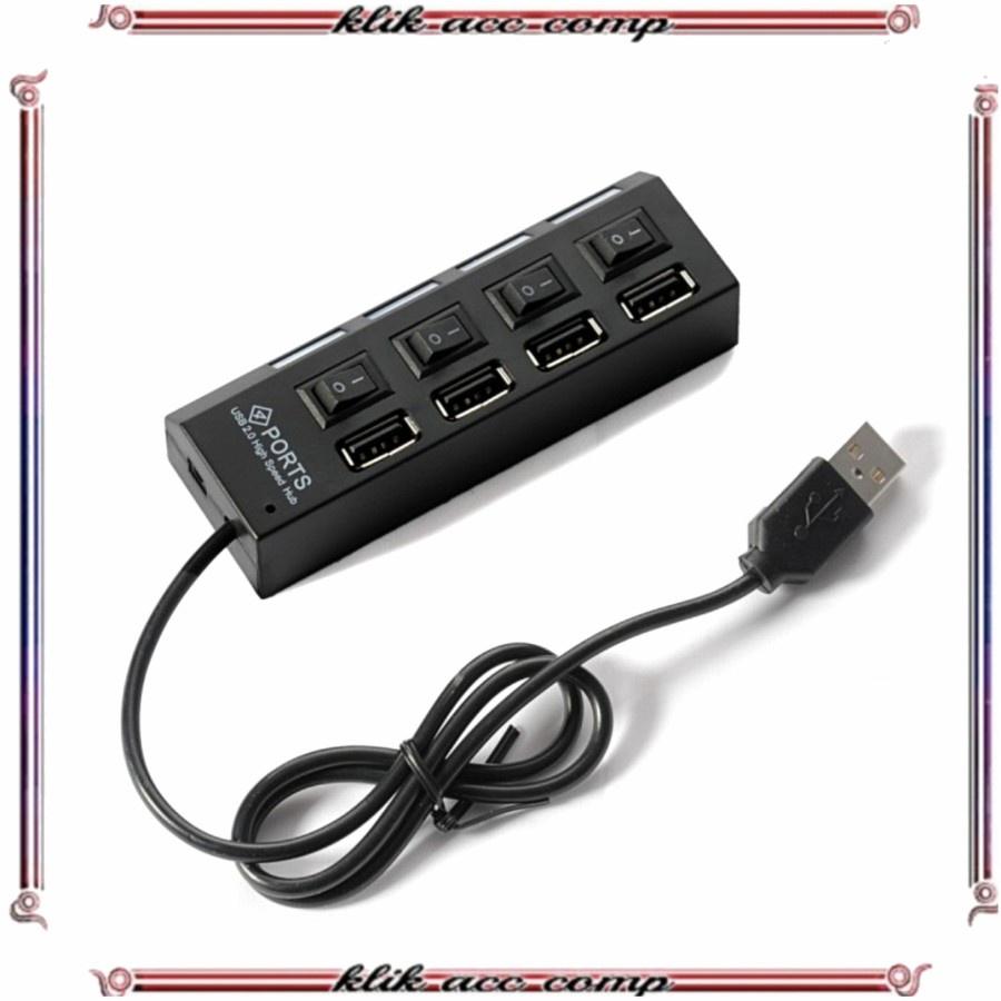 usb hub 4port on off usb 2.0