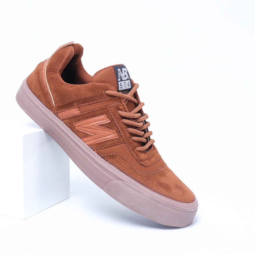 Produk SEPATU PRIA SKATEBOARDING SNEAKERS CASUAL KETS SPORT PREMIUM IMPORT BNIB COKELAT