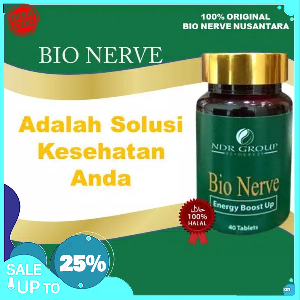Bio Nervee 100% original Malaysia Indonesia Obat Herbal Bpom terlaris