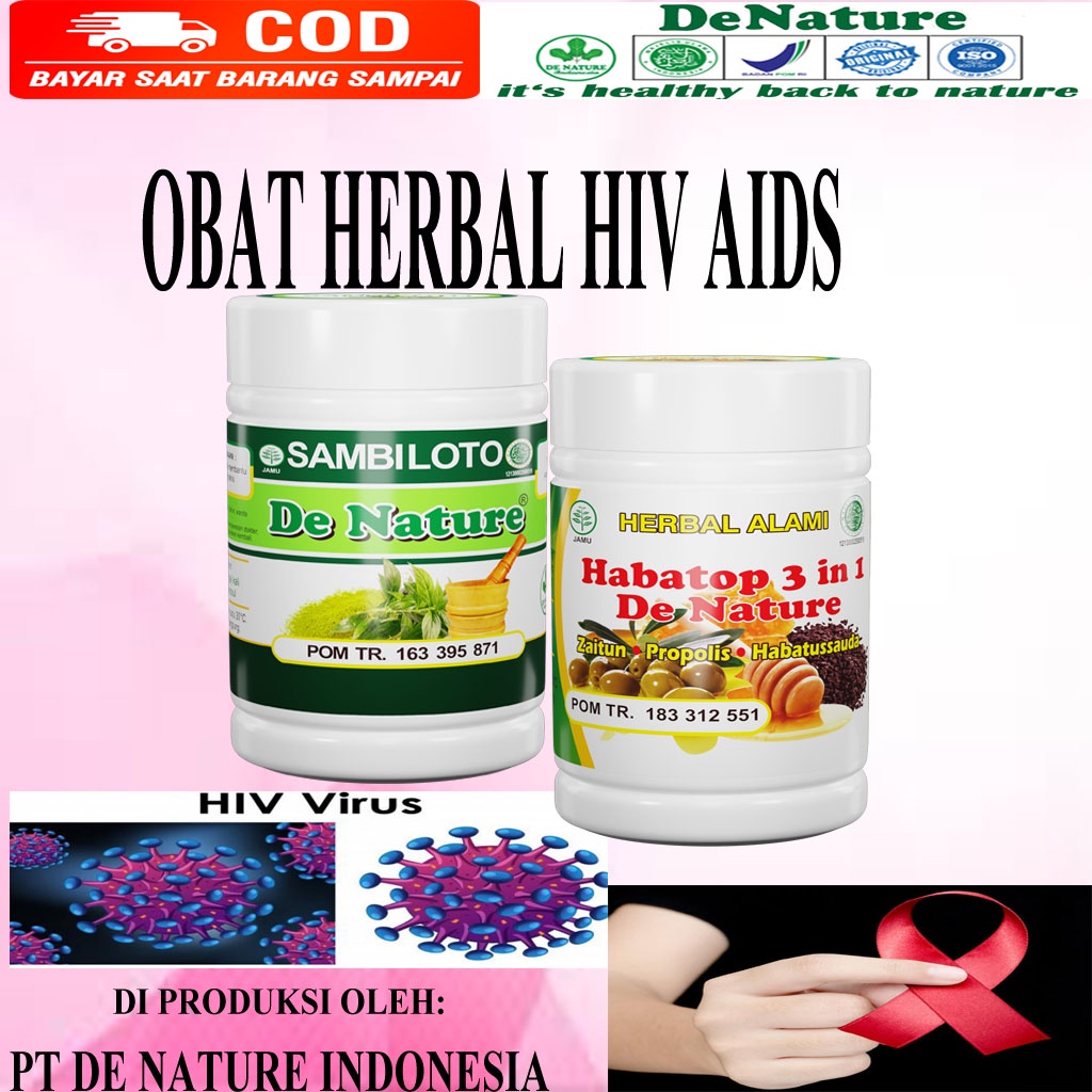 Paket Hemat  obat HIV/AIDS Obat penderita HIV AIDS pengganti ARV antivirus HIV Obat AMPUH HIV AIDS p