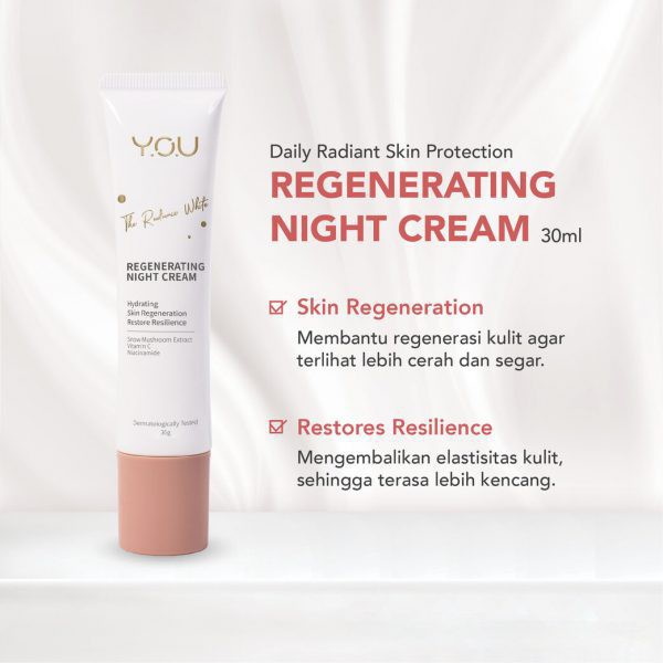 YOU THE RADIANCE WHITE ACTIVE NIGHT GEL 30GR