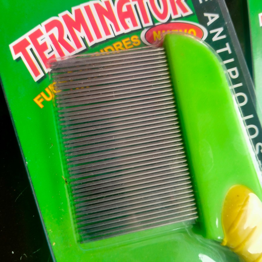 SISIR BEBAS KUTU KETOMBE GAGANG TERMINATOR / SISIR KUTU BESI RAPAT TEBAL TERMURAH