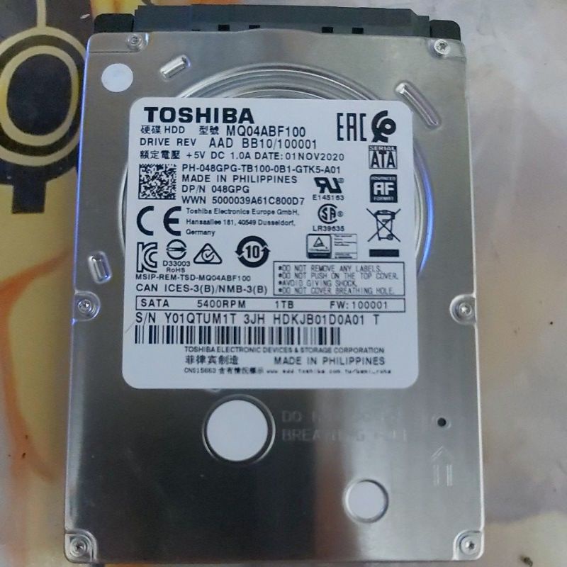 harddisk laptop 1tb