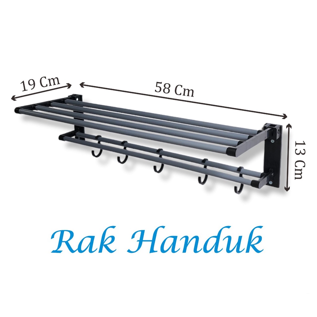 Rak Gantung Jemuran Handuk Dinding / Towel Hanger M1015