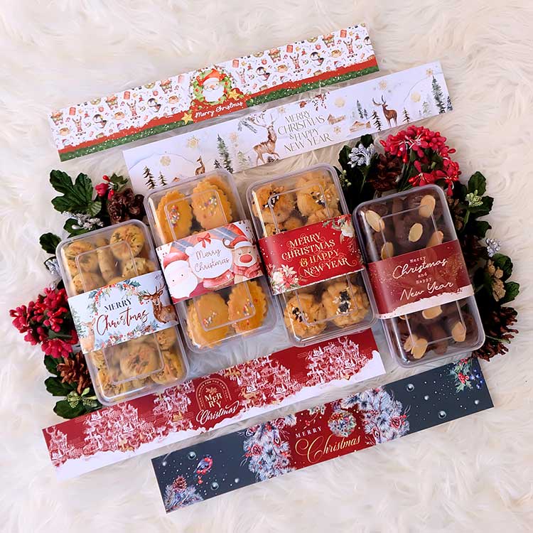 

Paperbelt Christmas per 5pcs paper belt box natal xmas dekorasi