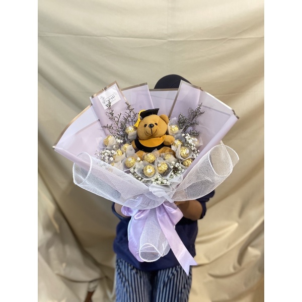 

Buket coklat ferrero ferrero bouquet isi 15