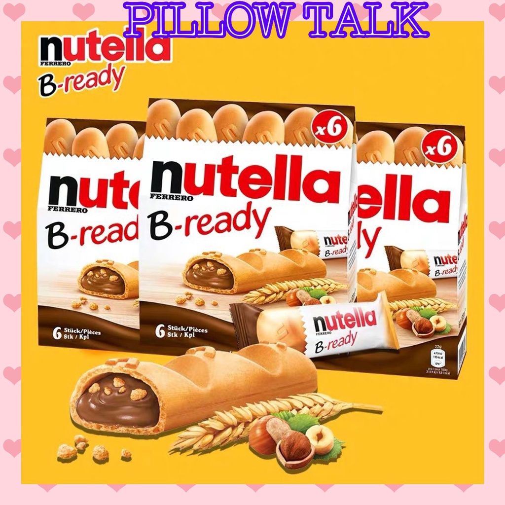 Jual PT9079 Nutella B-Ready Single Bar Ferrero Italia Bready 22g ...