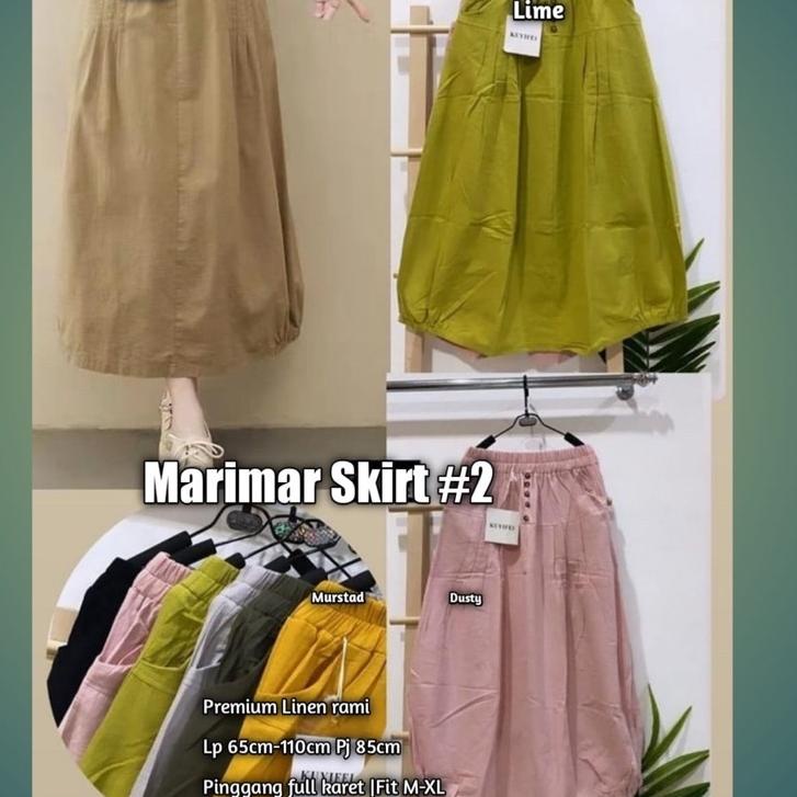 Murah AMORA / SARILA / RUMI / MARIMAR / MIKA SKIRT / JOANA ROK SKIRT LP60-110 MATT LINE RAMI HQ ORIG