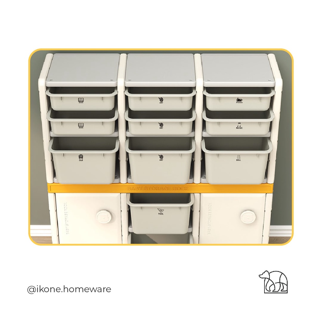 【IKONE】SUSU Rak Kabinet Anak Kecil Kotak Penyimpanan Organizer kamar Anak Rak Organizer Mainan Anak Kids Car Organizer Rak Penyimpanan Mainan Barang Anak Kecil Organizer Rak Cabinet Kamar