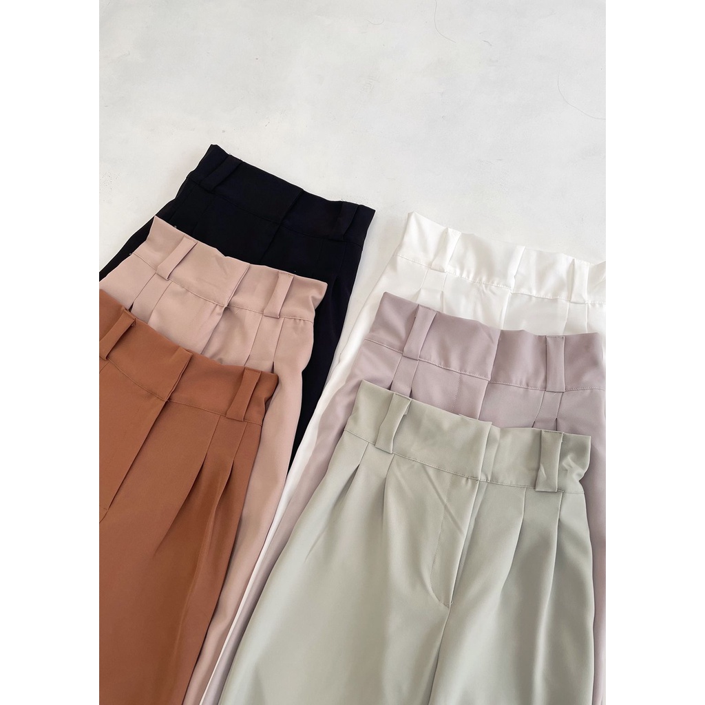 POTTIE - Gemma Cullotes Pants - Long Culottes High Waist