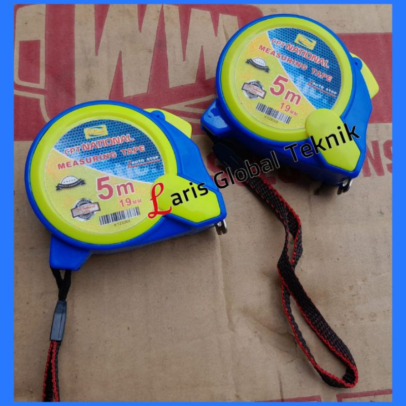 Meteran Auto Stop CPT National 5 Meter