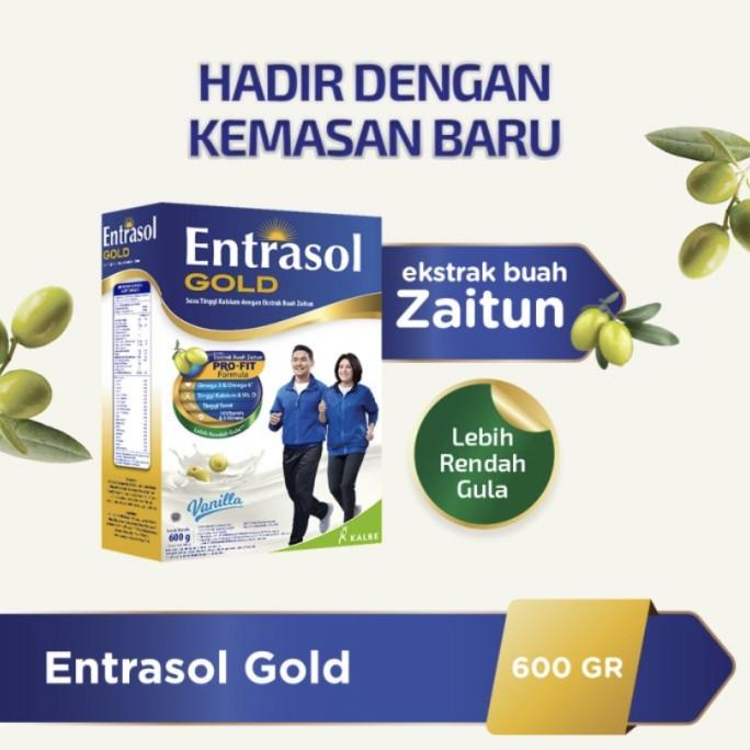 

[ COD ] Susu Entrasol Gold Vanila 600 gr