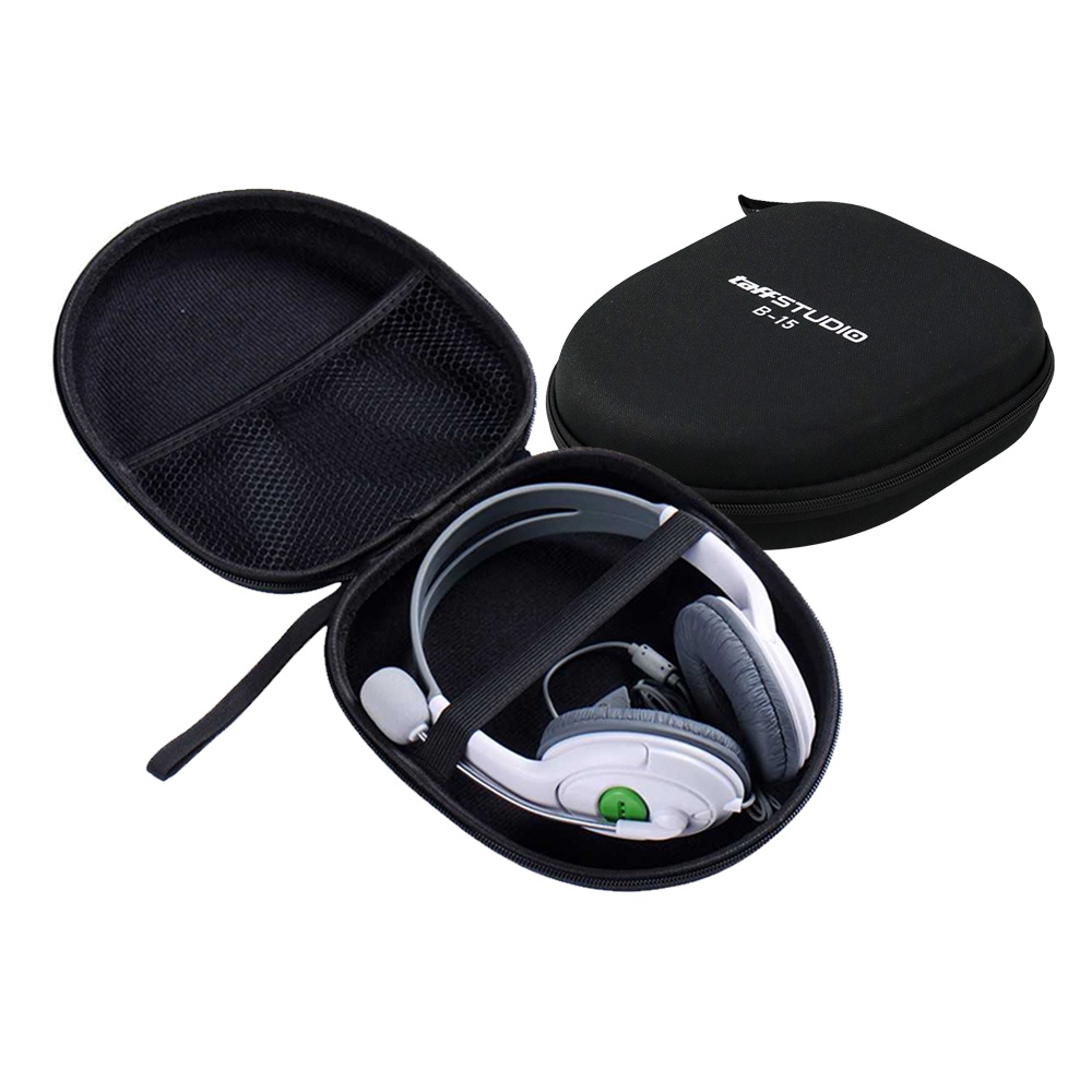 EVA Universal Carrying Storage Case for Headphones - B-15 - OMSKBKBK Black