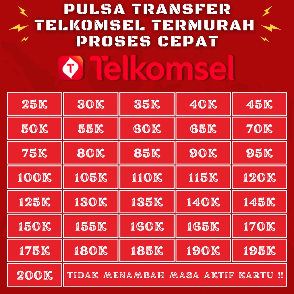 PROMO PULSA TRANSFER TELKOMSEL AS SIMPATI LOOP | PROSES CEPAT & TERMURAH | MINI ( 25~200rb )