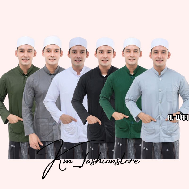 BAJU KOKO AS SAHIH POLOS PUTIH KOKO HABAIB KOKO HAIBAH KOKO AS SHAHIH