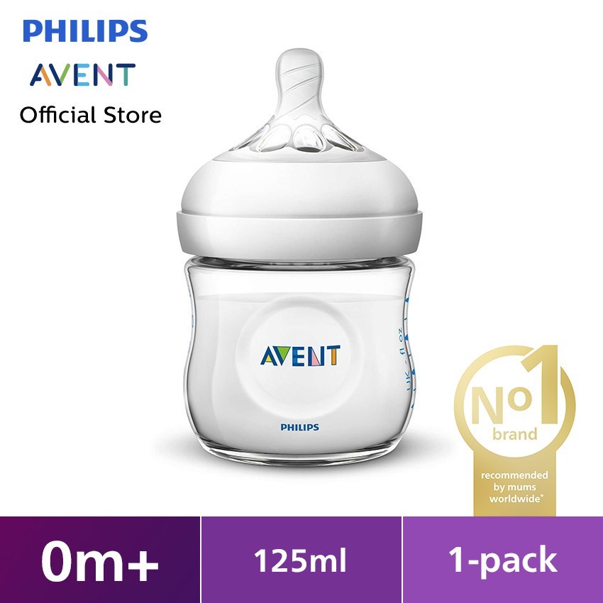 AVENT BOTTLE NATURAL 125ML/4OZ SCF-690/13 / BOTOL SUSU PHILIPS AVENT