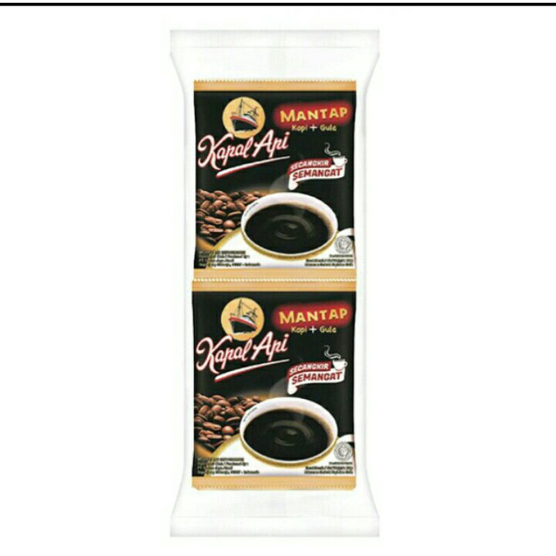 

Kapal Api Mantap Gula+Kopi isi 10 Sachett