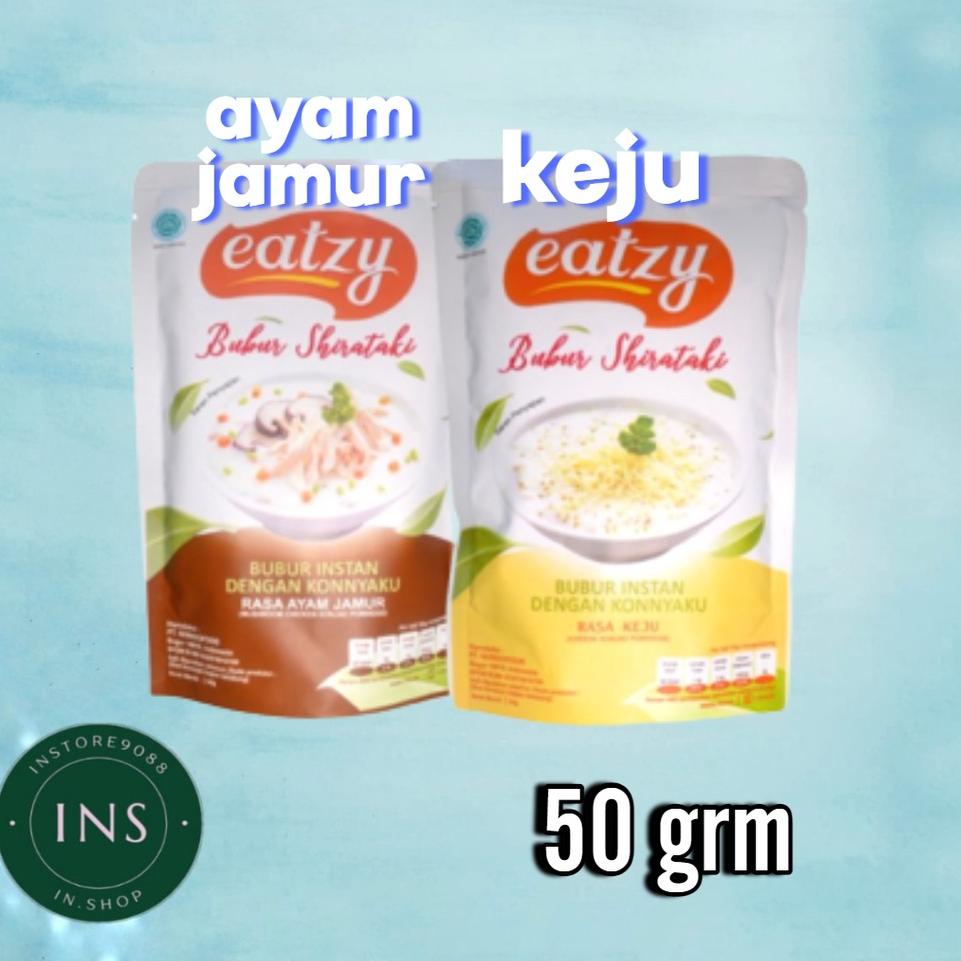 

Potongan spesial--Bubur Shirataki Eatzy ayam jamur keju 50 gr
