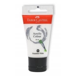 

GRAMEDIA BENGKULU - Cat Acrylic Titanium White Colour 30ml Faber Castell Warna Putih