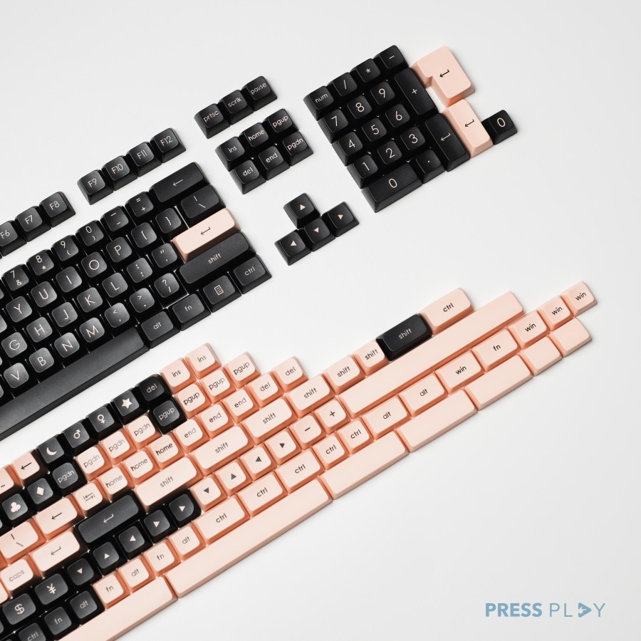 Press Play Neo Hallyu PBT Keycaps 189 set JSA Profile