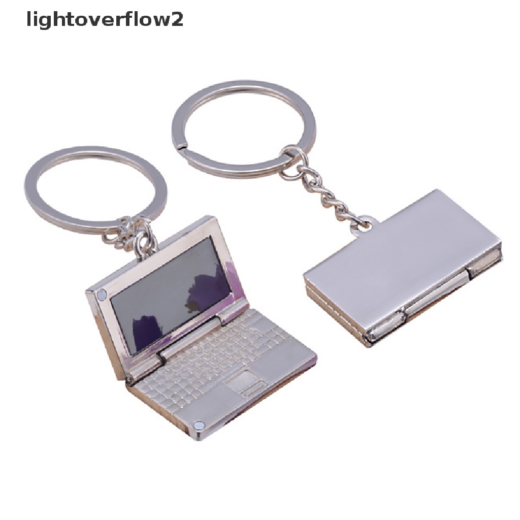 (lightoverflow2) Gantungan Kunci Mobil / Tas / Komputer / Notebook Bahan Metal