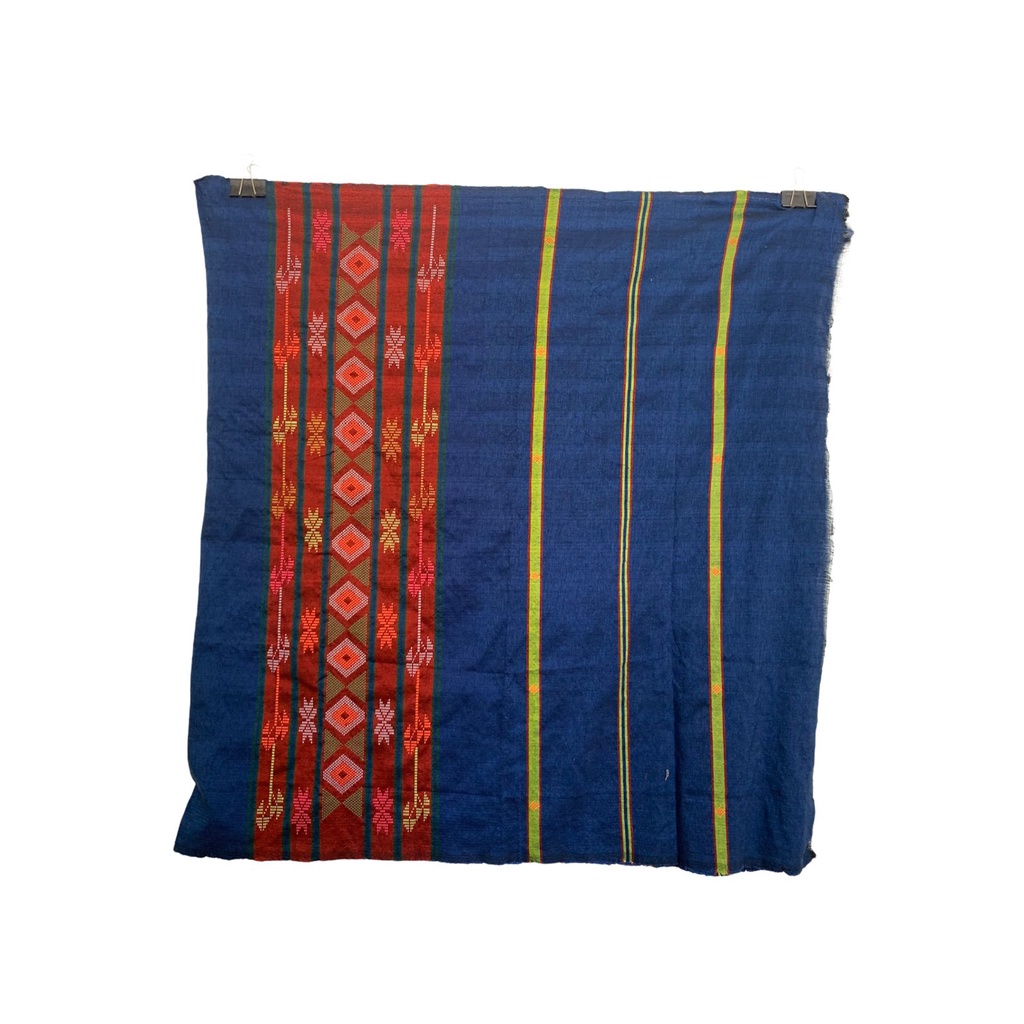 Sarung Tenun Sutra Hongkong Warna Biru Pekanbaru