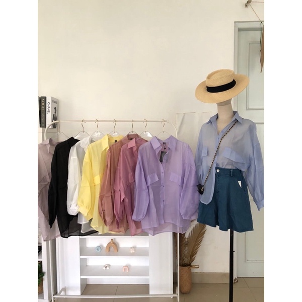 TOP IMPORT BKK KEMEJA ORGANZA NAGITA