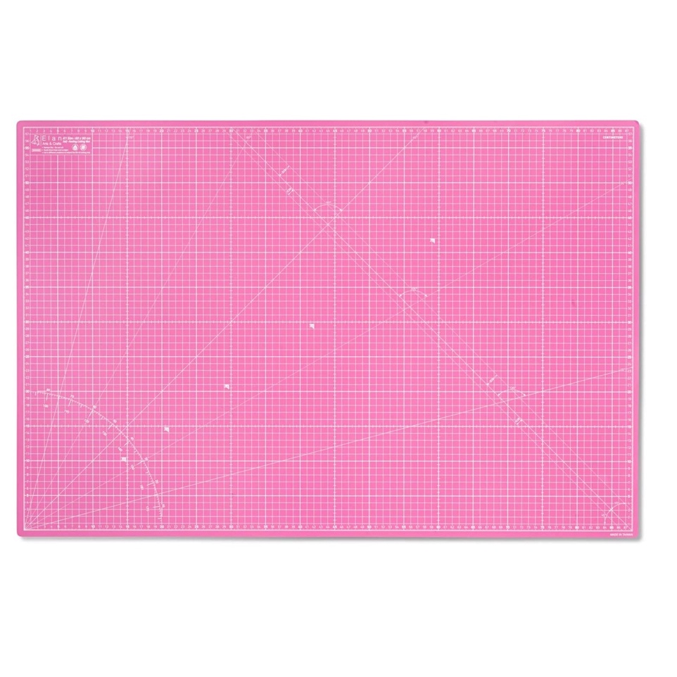 

Cutting Mat 60X45Cm / Alas Potong A2 - Hijau / Pink