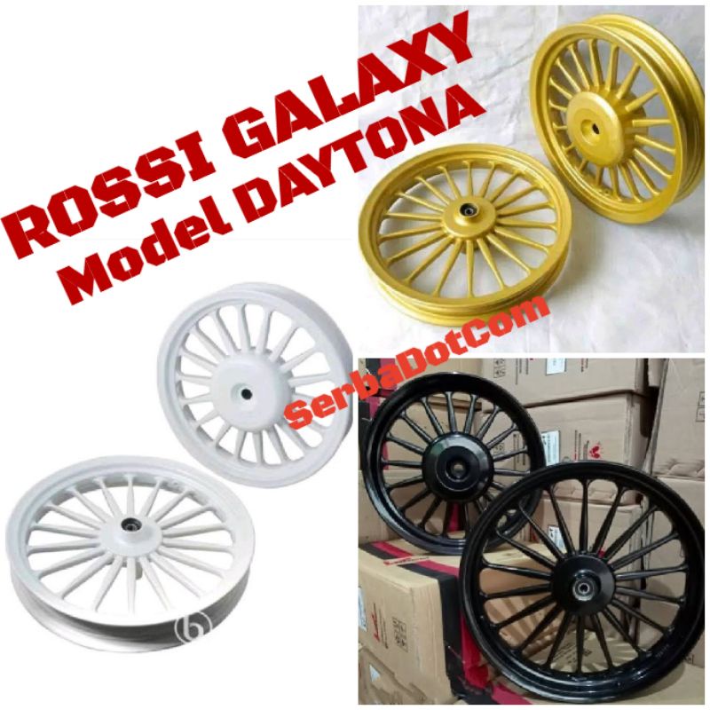 VELG ROSSI ROSSY GALAXY Model DAYTONA  SCOOPY BEAT XEON MIO SPORTY M3 VARIO 125 VARIO 150 VARIO 160 