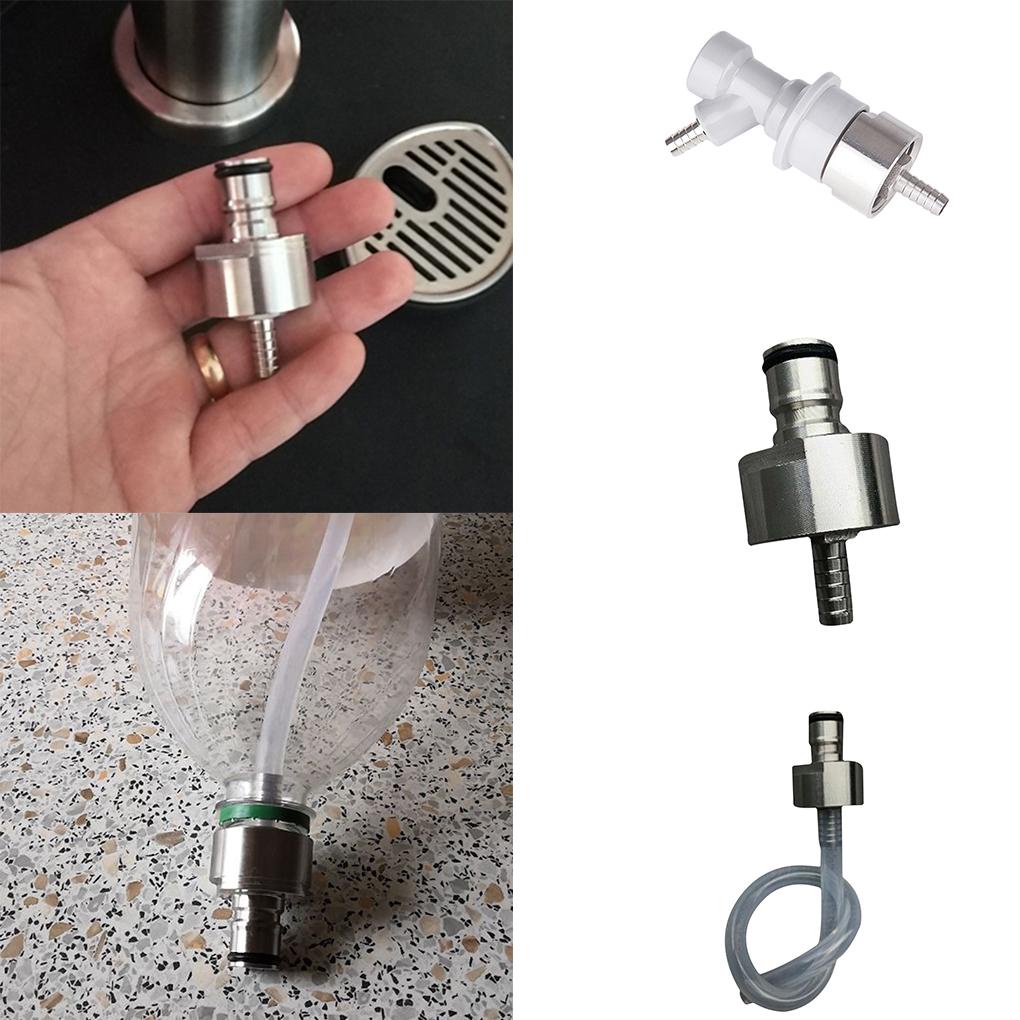 Carbonation Cap CO2 Coupling Carbonate Beer Jus Buah Air Stainless Carbonator