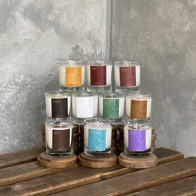 Scented Candle Lilin Aromaterapi - Souvenir Hampers Wedding