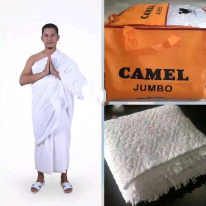 KAIN IHRAM PRIA HAJI DAN UMRAH/ IHRAM CAMEL JUMBO PRIA