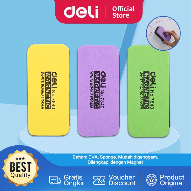 

Deli Whiteboard Eraser Penghapus Papan Tulis E7840