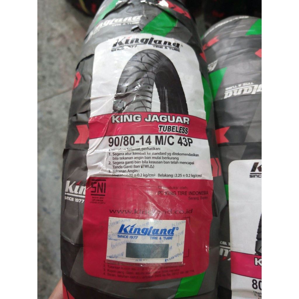BAN LUAR KINGLAND 90/80-14 AXERO KING JAGUAR TL