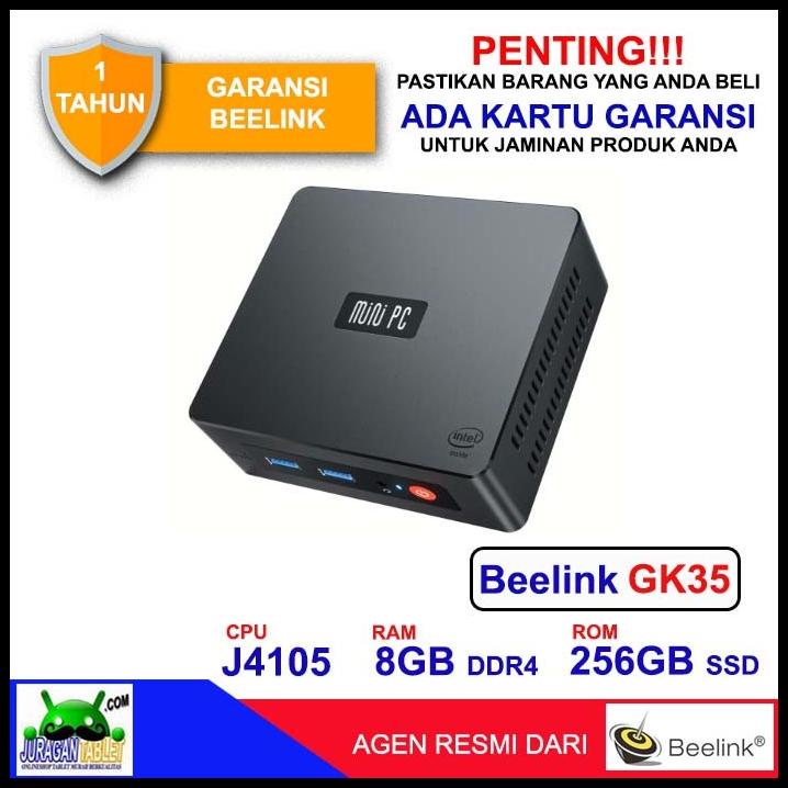 Mini Pc Beelink Gk35 8/256Gb Ssd Intel J4205 Dual Hdmi Windows 10 Pro