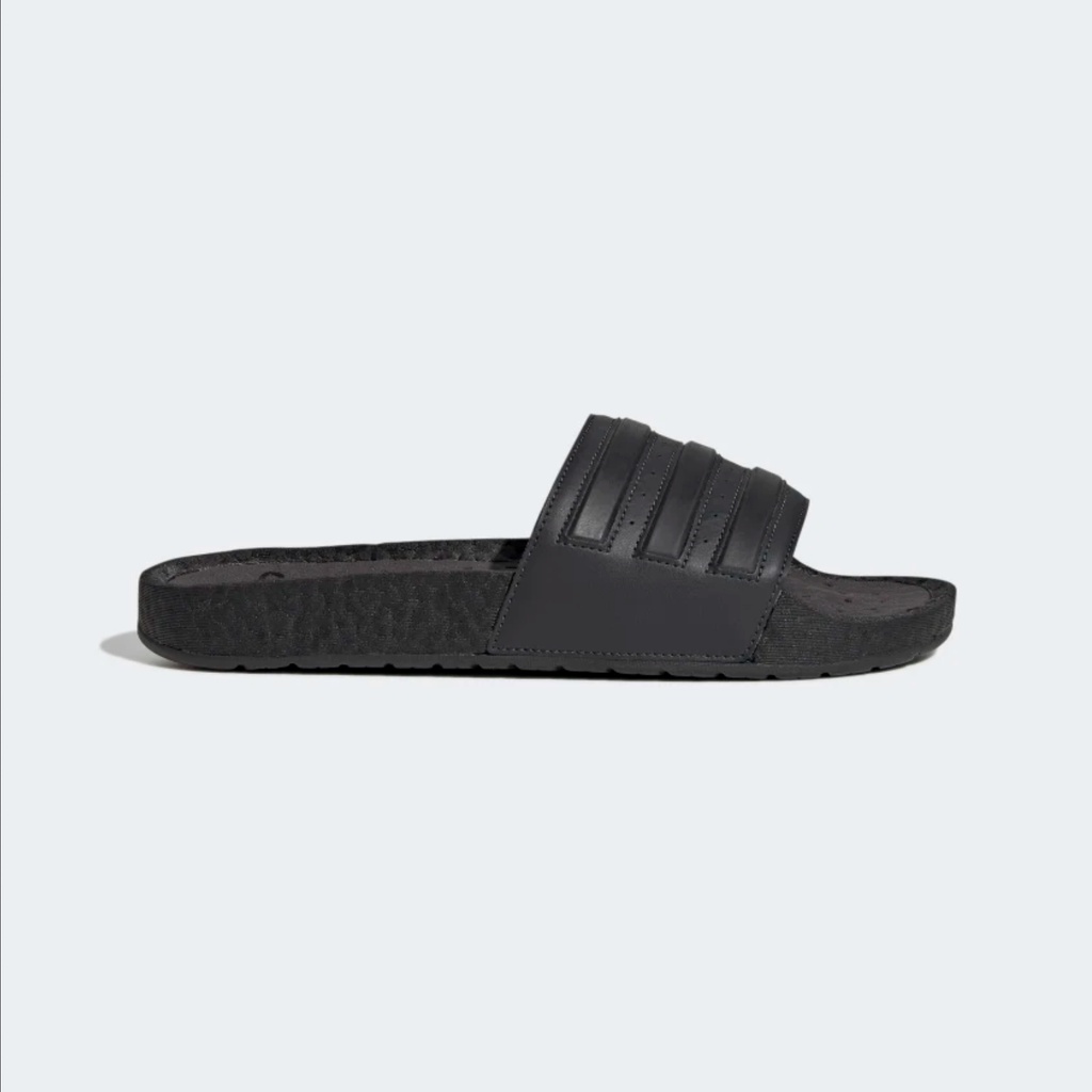 Adidas Adilette Boost Slides Triple Full Black GX4285 Sendal Slide Original