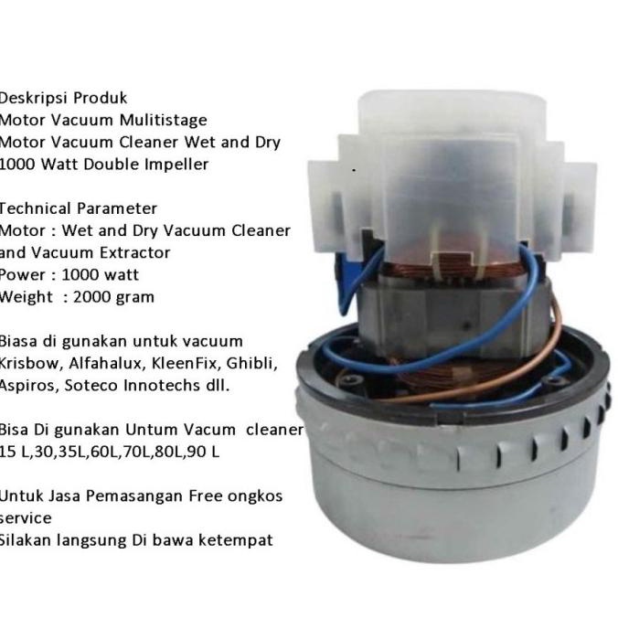 Motor Vacum Cleaner Wet & Dry