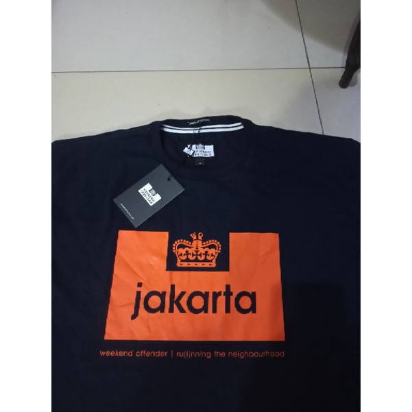 tshirt weekend offender Jakarta Navy list Orange