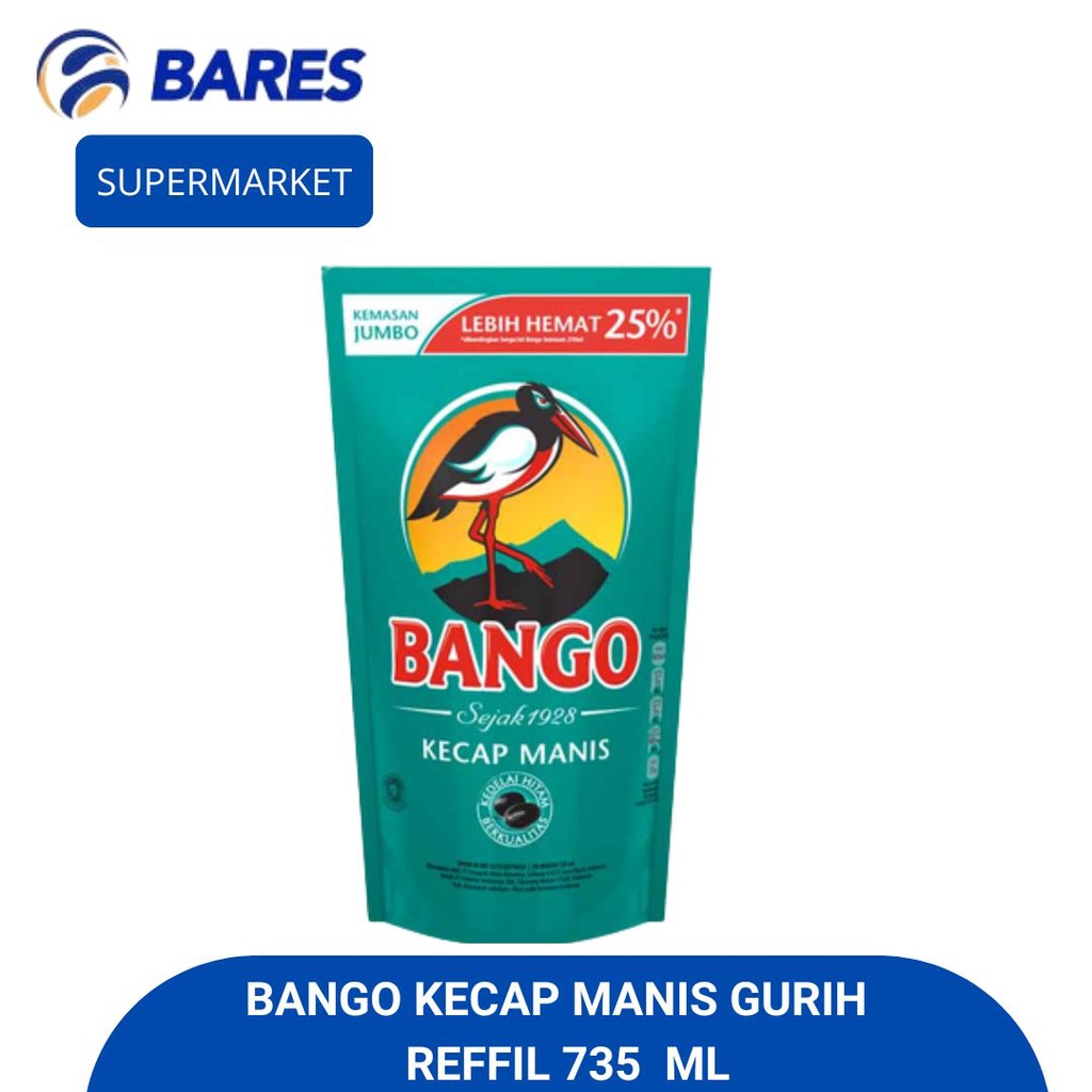 

Bango Kecap Manis Reffil 735 Ml