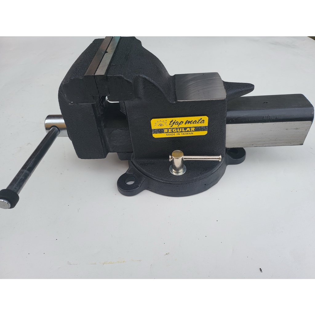TJAP MATA Catok Paron Ragum 4" Besi Bench Vise 4 inch 7,5 KG
