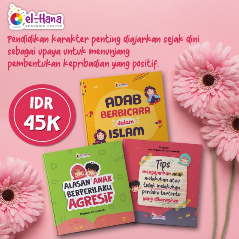 Sebar Buku Pendidikan Karakter el-Hana (3 Buku)