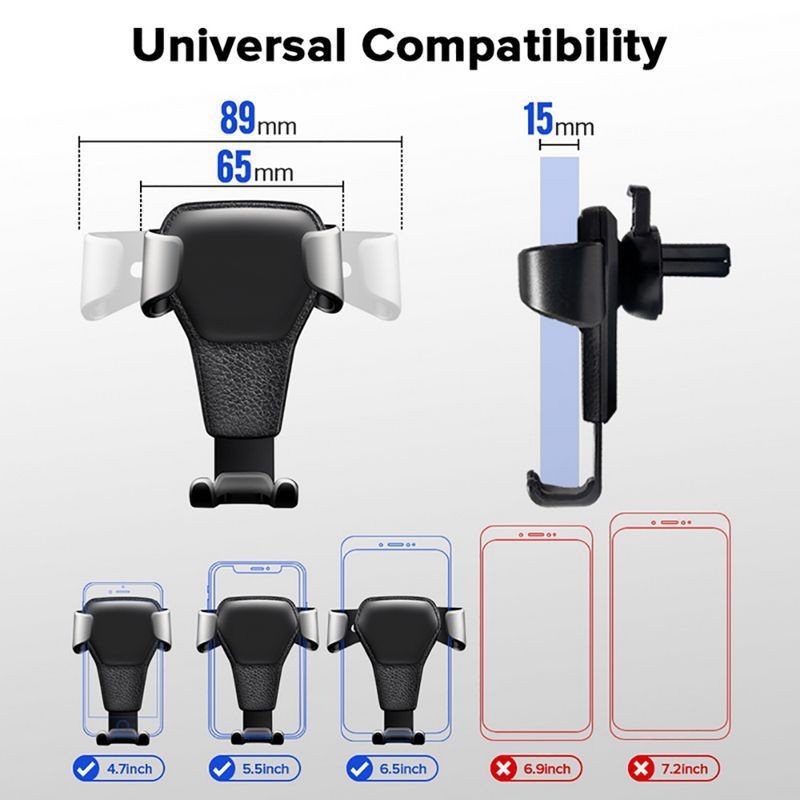 PHONE HOLDER MOBIL AUTOMATIC HOLD CAR HOLDER UNIVERSAL GRAVITY