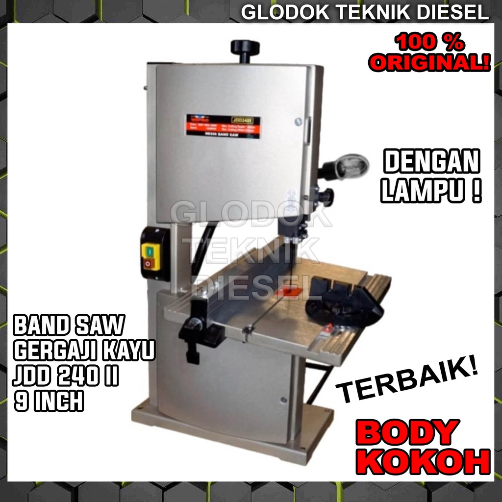 Jual WIPRO Bandsaw Machine 9" Inch JDD 240 II Mesin Gergaji Kayu Band ...