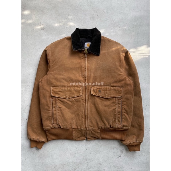 Carhartt Duck Sandstone Bomber Jacket